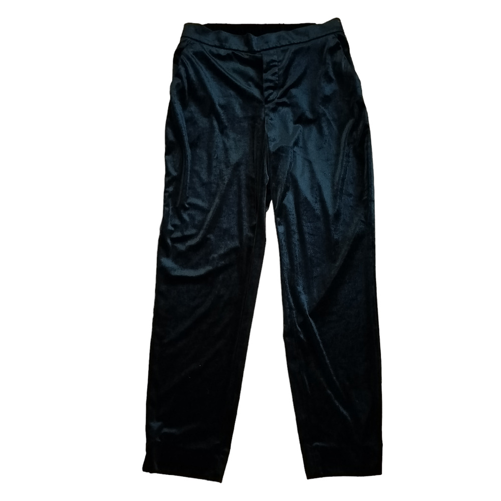 🌻 2/$20 Banana Republic Factory Size 4 Hayden Black Velvet Pull On Pants
